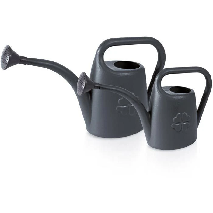 Prosperplast Gießkanne Koni IKON2-S433, Kunststoff, Anthrazit, Mit Brausekopf, 1,8 Liter – Bild 3