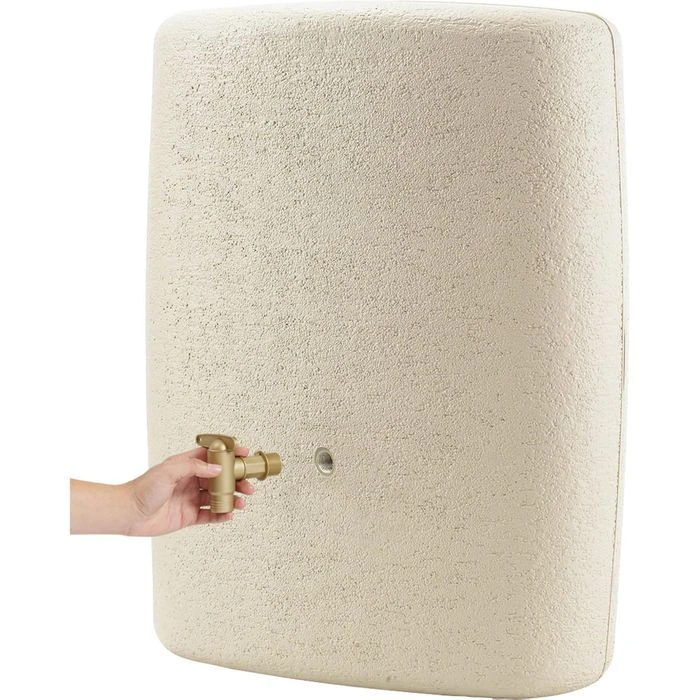 4rain Terra Wandtank, 275 Liter, Eckig, Sandbeige, Mit Auslaufhahn – Bild 2