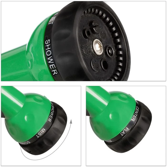 Relaxdays Spiralschlauch 10025438, Gartenschlauch, 10m Schlauchlänge, Mit Zubehör – Bild 5