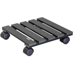 Wagner-System Pflanzenroller 20050001, Eckig, Kunststoff, 60kg, Anthrazit, 29 X 29cm