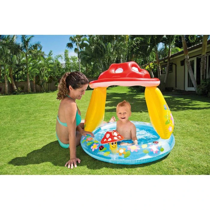 Intex Planschbecken Pilz Baby Pool, 57114NP, Für Kinder, Bis 3 Jahren, Ø 102 X 89cm – Bild 2