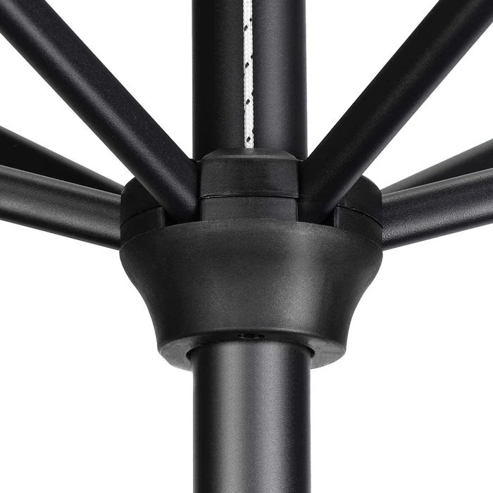 Sekey Sonnenschirm 39927188, Rund, Ø 270cm, Taupe, Neigbar – Bild 5