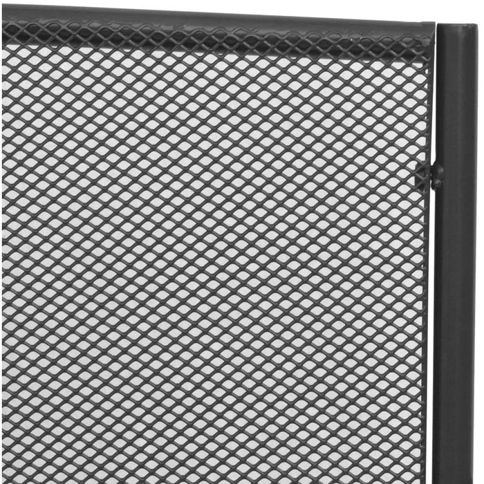 VidaXL Gartenbank 42732, 2-Sitzer, Mit Armlehnen, Wetterfest, Anthrazit, Stahl â Bild 4