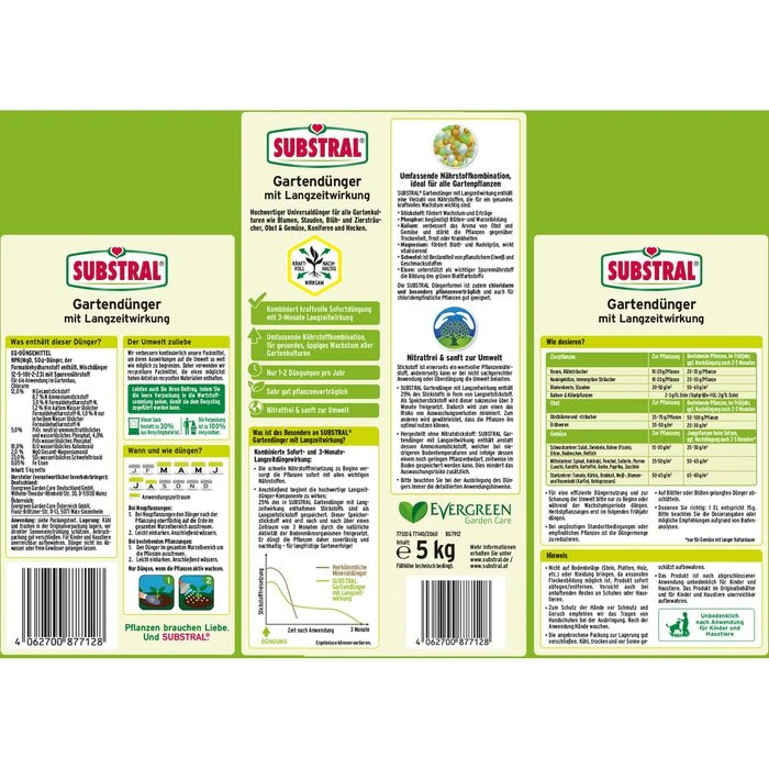 Substral Dünger Gartendünger, Langzeitwirkung Bis 90 Tage, 5 Kg – Bild 2