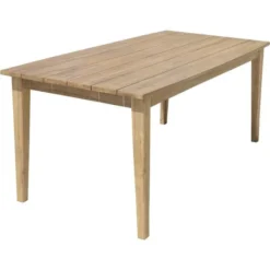 Garden-Pleasure Gartentisch VISALIA, Akazienholz, Beige, 180 X 90 X 75 Cm
