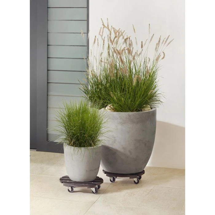 Wagner-System Pflanzenroller 20052501, Rund, Kunststoff, 100kg, Anthrazit, Ă 29cm â Bild 3