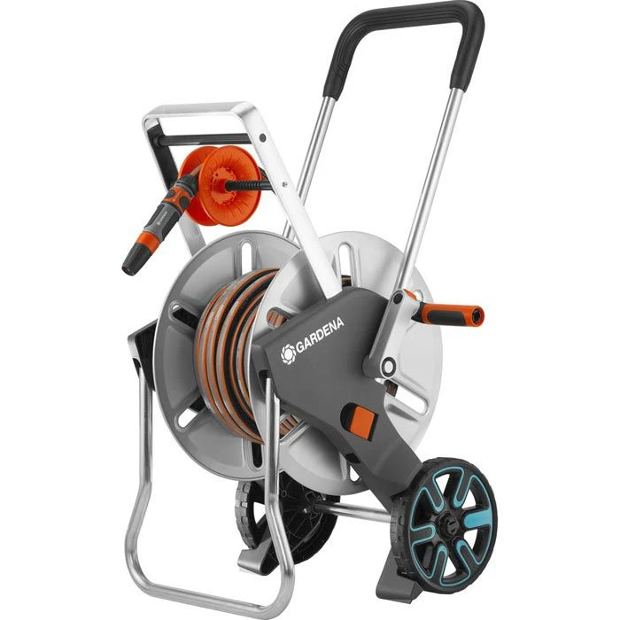 Gardena Schlauchwagen CleverRoll M Easy Metall Set, Mit 25m Schlauch Und Zubehör â Bild 3