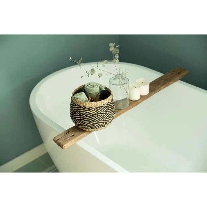 Decorasian Übertopf Korb 2er Set, Natur, Ø 20 Cm / Ø 25 Cm, Seegras – Bild 5