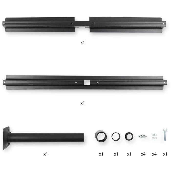 Sekey Sonnenschirmständer 34024, Stahl, Plattenständer, Schwarz – Bild 3