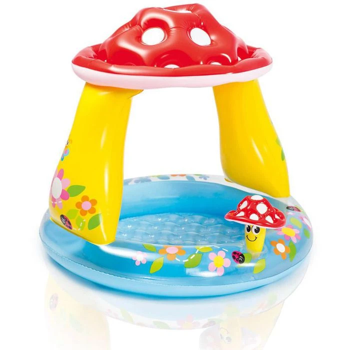 Intex Planschbecken Pilz Baby Pool, 57114NP, Für Kinder, Bis 3 Jahren, Ø 102 X 89cm