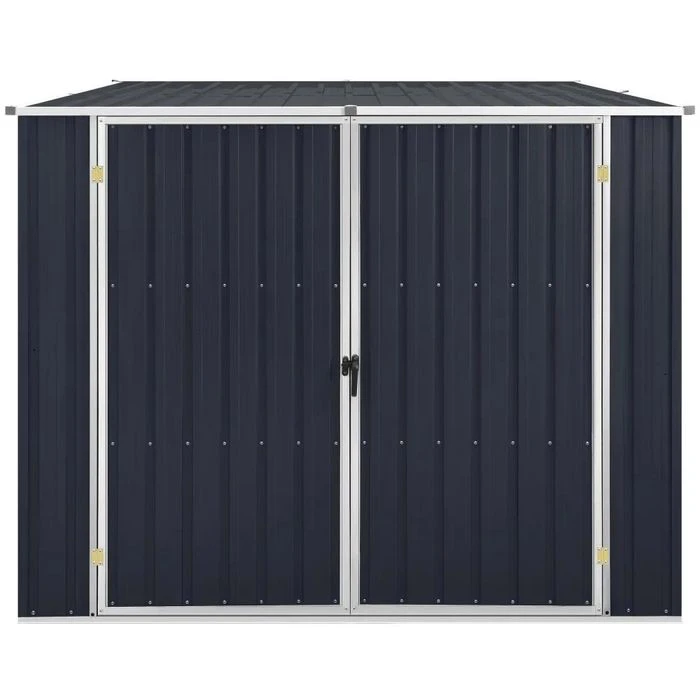 VidaXL Geräteschuppen 46255, 3,86m², 195 X 198 X 159 Cm (BxTxH), Metall – Bild 4