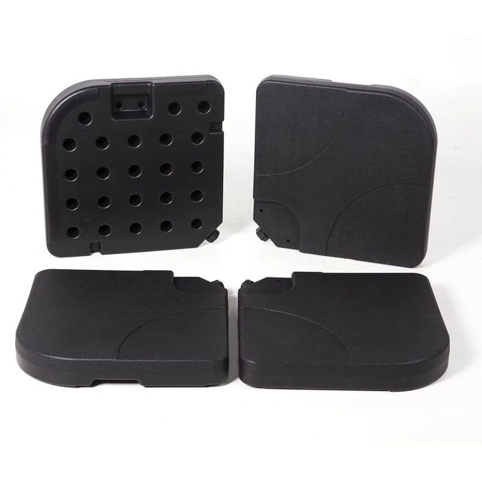 Sekey Sonnenschirmständer 34029, Kunststoff, Ca. 72 Liter, Anthrazit, Quadratisch, Befüllbar – Bild 4