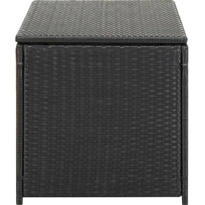 VidaXL Auflagenbox 46471, Polyrattan, Schwarz, 100 X 50 X 50 Cm – Bild 6