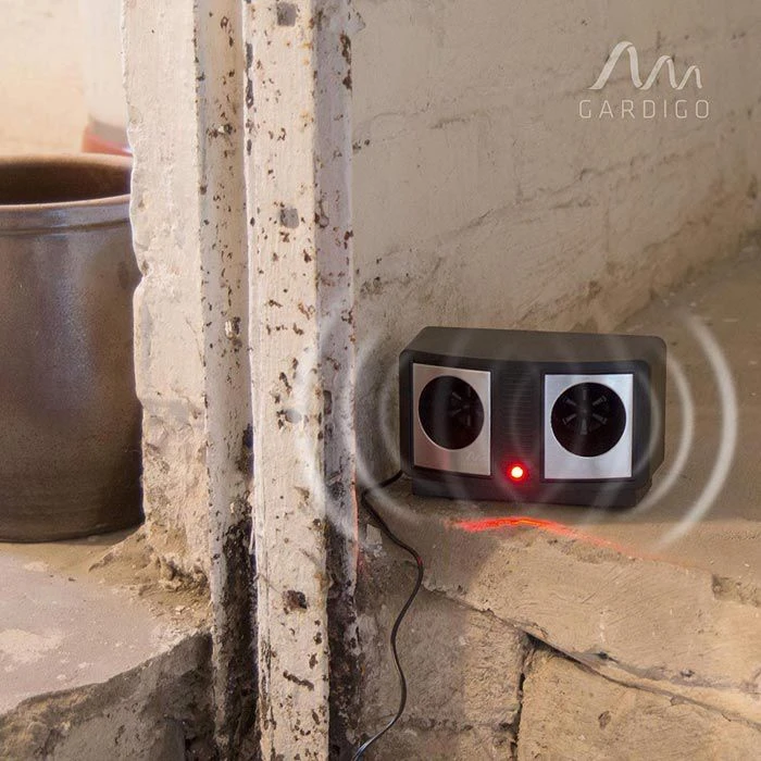 Gardigo Tiervertreiber Mäuseabwehr Dual, Wirkungsbereich 180° & 250m², Ultraschall – Bild 4