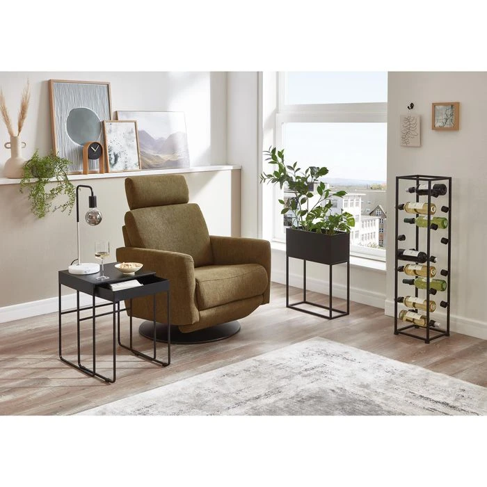 Haku-Möbel Pflanzkasten Flora 3, Schwarz, 60 X 30 X 70 Cm, Stahl â Bild 3