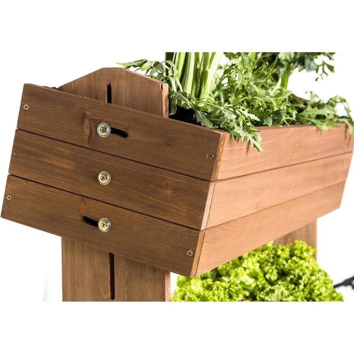 Hecht-international Hochbeet Cube 2, Braun, 82 X 50 X 145 Cm, Holz – Bild 3