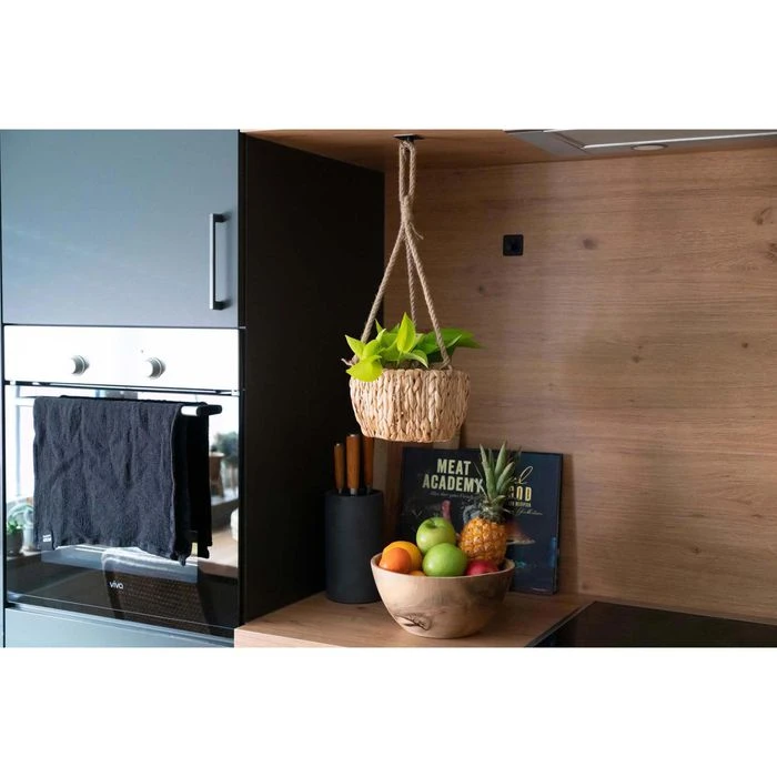 Decorasian Blumenampel Natur, Ø 22 X H 13,5 Cm, Seegras – Bild 2