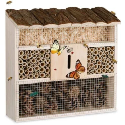 Deuba Insektenhotel 107536, Bug's Inn, 30,5 X 31 X 9,5cm