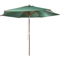 Böttcher-AG Sonnenschirm 62473, Rund, Ø 300cm, Grün, Neigbar