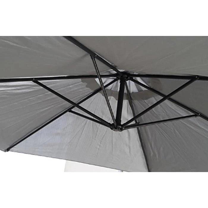 Böttcher-AG Sonnenschirm 62438, Rund, Ø 300cm, Anthrazit, Neigbar, Ampelschirm M. Ständer – Bild 4