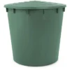 Ondis24 Regentonne Aqua, 500 Liter, Rund, Grün, Mit Auslaufhahn Und Deckel