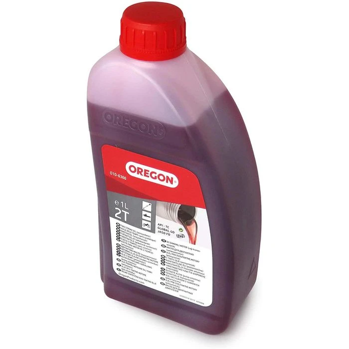 Oregon Motoröl O10-6366, Teilsynthetisch, Für 2-Taktmotoren, 50:1, 1 Liter – Bild 4