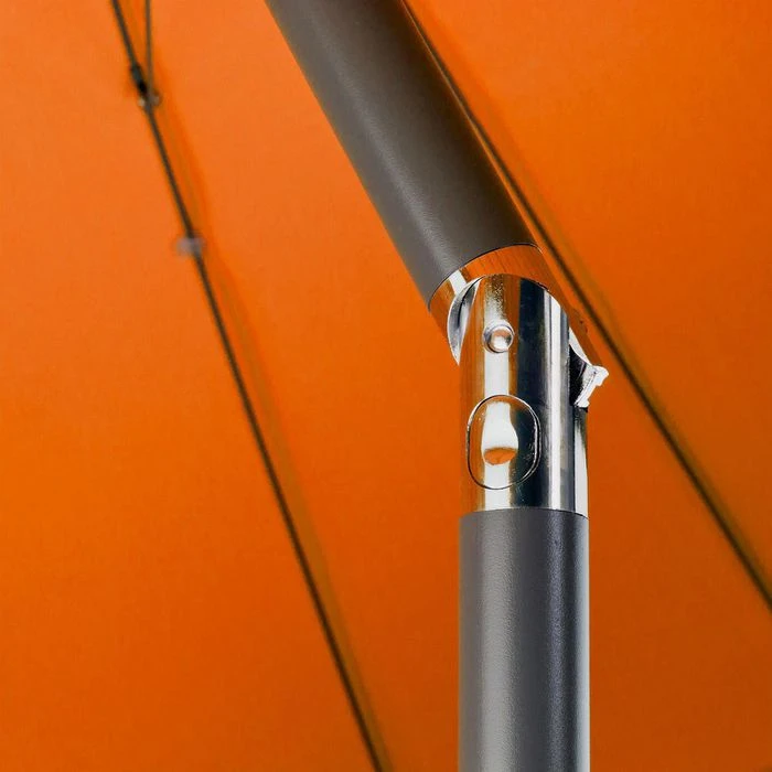 DEMA Sonnenschirm Tokio, 41280, Rund, Ø 250cm, Terracotta, Neigbar – Bild 4