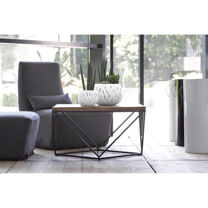 Prosperplast Übertopf Sandy Bowl Weiß, Ø 29 X H 19,5 Cm, Rund, Kunststoff – Bild 2