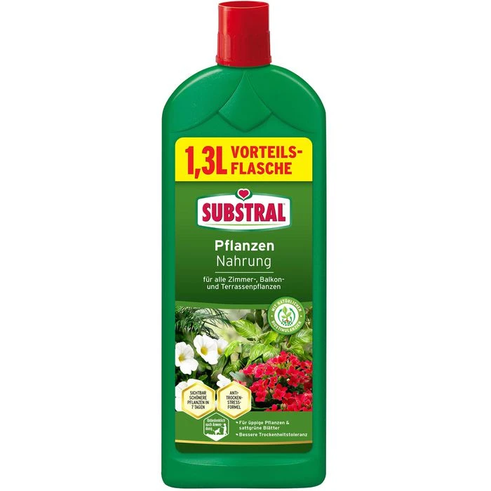 Substral Dünger Pflanzen Nahrung, Flüssigdünger, 1,3 Liter