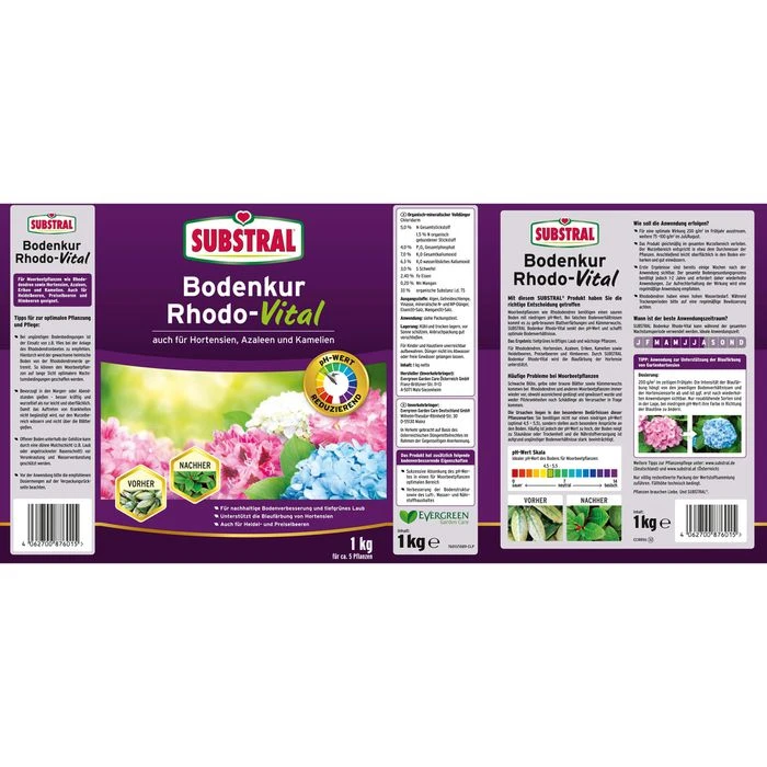 Substral Dünger Bodenkur Rhodo-Vital, Bodenaktivator, 1 Kg – Bild 2