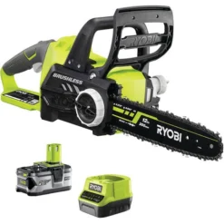 Ryobi Kettensäge RCS1830-140B ONE+, Akku, 18V / 4Ah, Mit Akku, Schwertlänge 30cm
