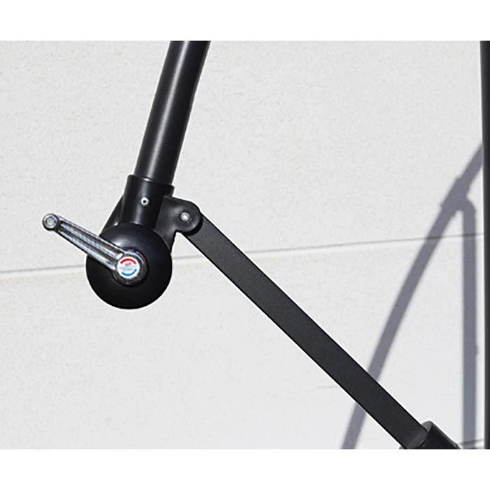 Böttcher-AG Sonnenschirm 62438, Rund, Ø 300cm, Anthrazit, Neigbar, Ampelschirm M. Ständer – Bild 5