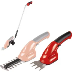 Einhell Grasschere GC-CG 3,6 Li, 3410455, Akku, 3,6V / 1,5Ah, Mit Akku, Laufrädern & Teleskopstiel