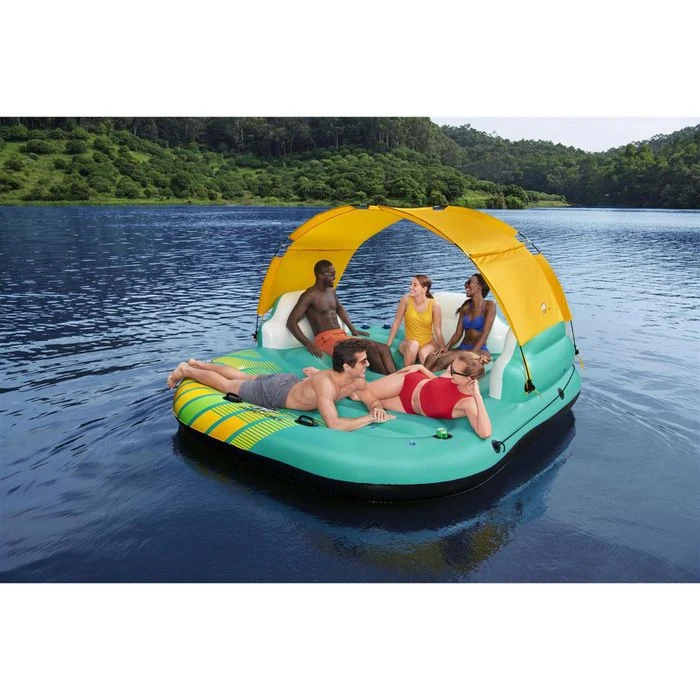 Bestway Luftmatratze 43407, Sunny Lounge Island, 300 X 275cm (LxB) – Bild 6