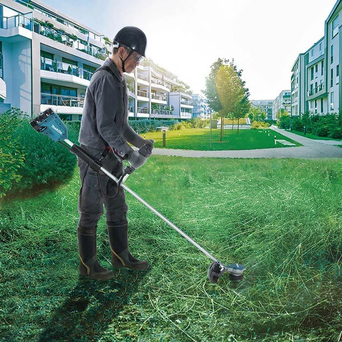 Makita DUR368AZ Akku-Freischneider 2x18V Zweihandgriff Inkl. Fadenkopf Und Messer – Bild 2