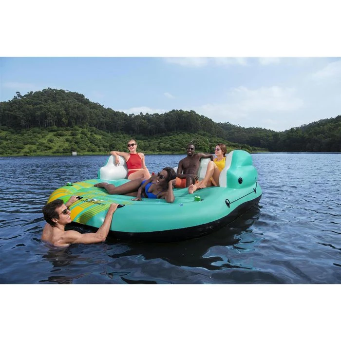 Bestway Luftmatratze 43407, Sunny Lounge Island, 300 X 275cm (LxB) – Bild 5