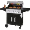 Clatronic Gasgrill ProfiCook PC-GG 1219, 3 Brenner, Edelstahl, Mit Seitenbrenner Und Temperaturanzeige