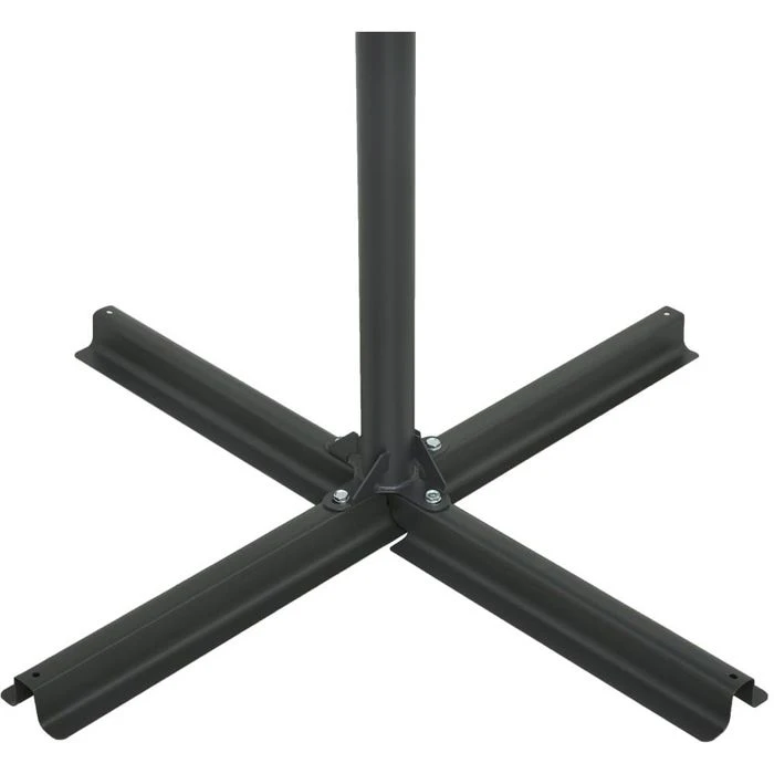 VidaXL Sonnenschirm 47303, 460 X 270cm, Blau, Doppelschirm, Mit Ständer – Bild 7