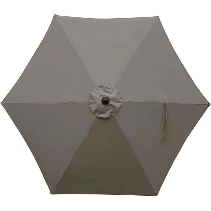 Sekey Sonnenschirm 39927188, Rund, Ø 270cm, Taupe, Neigbar – Bild 6