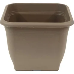 Greemotion Pflanztopf Pia 25 Ltr., Taupe, 40 X 40 Cm, Quadratisch, Kunststoff