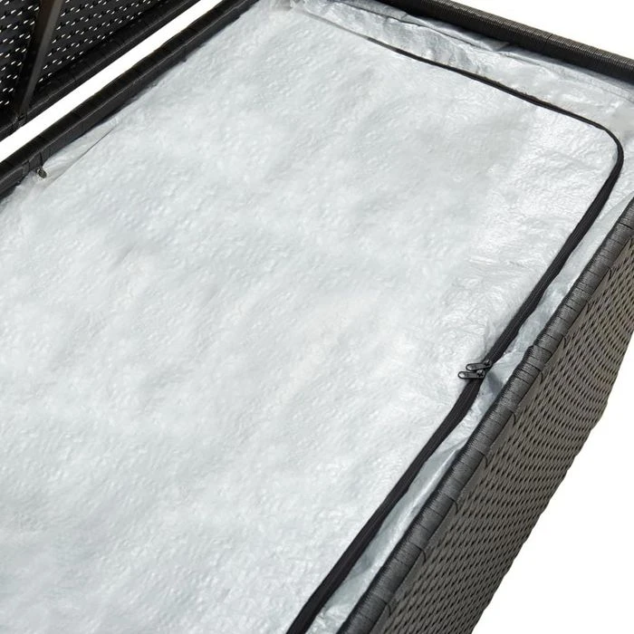 VidaXL Auflagenbox 46471, Polyrattan, Schwarz, 100 X 50 X 50 Cm – Bild 2