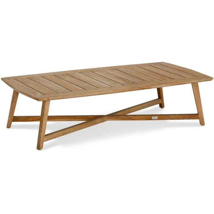 BEST Gartentisch Paterna, Teakholz, Braun, 140 X 70 X 42 Cm