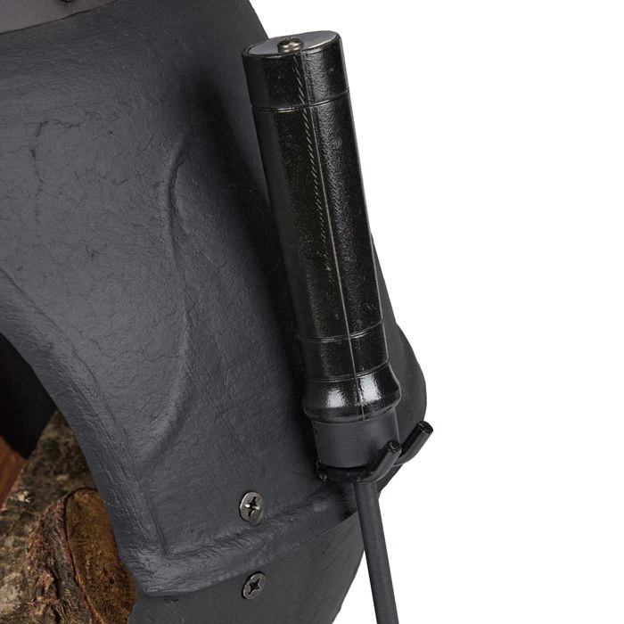 Relaxdays Feuerschale 10035524, 39 X 71,5cm, Gusseisen, Terrassenofen, Mit Feuerhaken – Bild 7