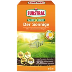 Substral Rasensamen Der Sonnige, Trocken Rasen, Rasen Neuanlage, 50m² / 1,125 Kg