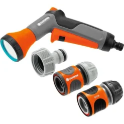Gardena Gartenbrause Classic 18299-32, Set, Inkl. Hahnverbinder, Schlauchverbinder, Wasserstop