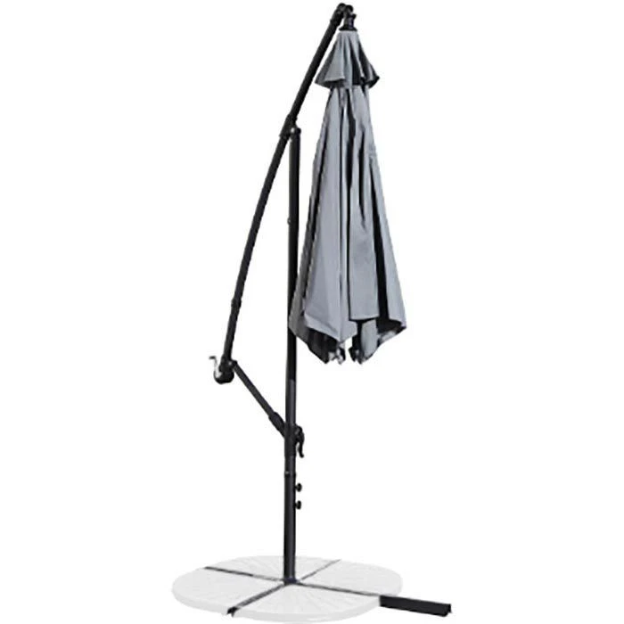 Böttcher-AG Sonnenschirm 62438, Rund, Ø 300cm, Anthrazit, Neigbar, Ampelschirm M. Ständer – Bild 2