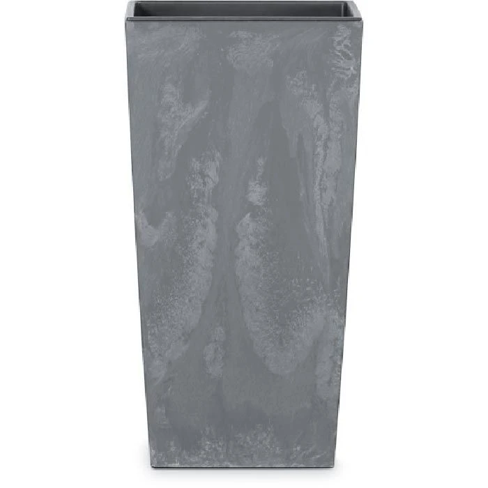 Prosperplast Übertopf Urbi Square Beton Effect, 40 X 40 X 75 Cm, Quadratisch, Kunststoff, Marengo