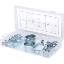 Ks Tools KS-Tools Schlauchschelle 970.0070, 16 - 40mm, Verzinkt, 6 Verschiedene Größen, 26-teilig