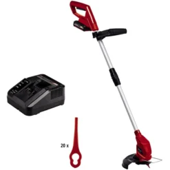 Einhell Rasentrimmer GC-CT 18/24 Li, 3411125, Akku, 18V/2Ah, 1 Akku,Teleskopstiel, Schneidkopf: Messer