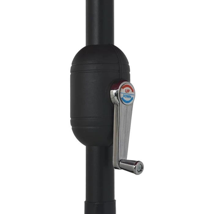 VidaXL Sonnenschirm 47379, Rund, Ø 400cm, Grün – Bild 5